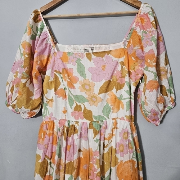 Mille Manon Floral Cotton Maxi Dress in Harmony Floral - Picture 3 of 13